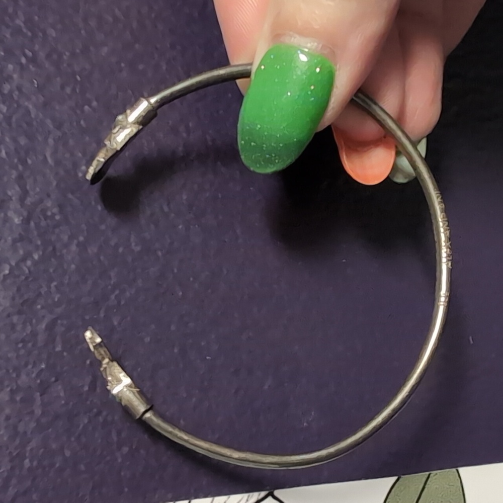 Lotus Blossom Sterling Silver Cuff - Picture 8 of 9